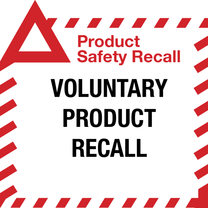 Voluntary Product Recall Safety Image of Words