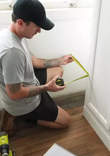 Measure space for DIY window seat